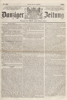Danziger Zeitung : Organ für West- und Ostpreußen. 1860, No. 705 (14 September)