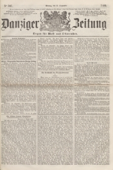 Danziger Zeitung : Organ für West- und Ostpreußen. 1860, No. 707 (17 September)
