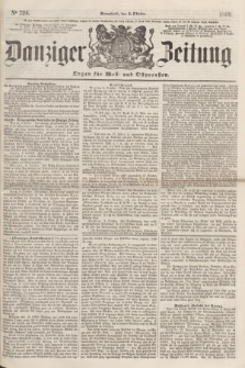 Danziger Zeitung : Organ für West- und Ostpreußen. 1860, No. 724 (6 Oktober) + dod.