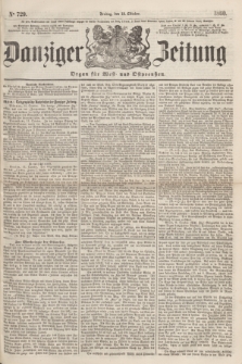 Danziger Zeitung : Organ für West- und Ostpreußen. 1860, No. 729 (12 Oktober)