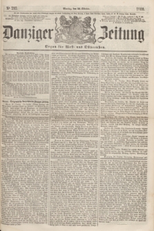 Danziger Zeitung : Organ für West- und Ostpreußen. 1860, No. 737 (22 Oktober)