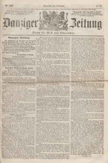Danziger Zeitung : Organ für West- und Ostpreußen. 1860, No. 746 (1 November)