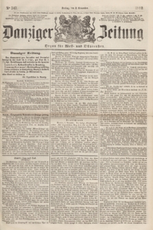 Danziger Zeitung : Organ für West- und Ostpreußen. 1860, No. 747 (2 November)