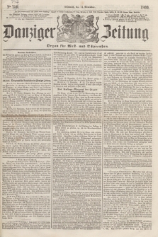 Danziger Zeitung : Organ für West- und Ostpreußen. 1860, No. 757 (14 November)