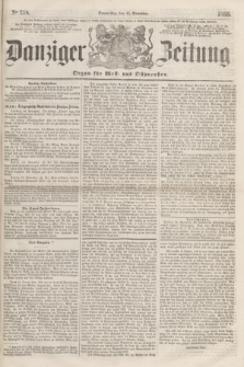 Danziger Zeitung : Organ für West- und Ostpreußen. 1860, No. 758 (15 November)