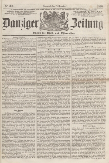 Danziger Zeitung : Organ für West- und Ostpreußen. 1860, No. 760 (17 November) + dod.