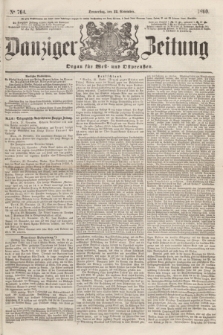 Danziger Zeitung : Organ für West- und Ostpreußen. 1860, No. 764 (22 November)