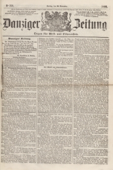Danziger Zeitung : Organ für West- und Ostpreußen. 1860, No. 771 (30 November)