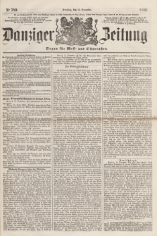 Danziger Zeitung : Organ für West- und Ostpreußen. 1860, No. 780 (11 Dezember) + dod.