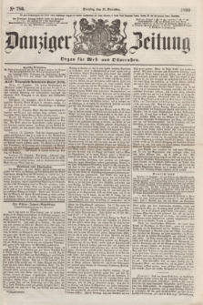 Danziger Zeitung : Organ für West- und Ostpreußen. 1860, No. 786 (18 December) + dod.