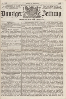 Danziger Zeitung : Organ für West- und Ostpreußen. 1860, No. 787 (19 December) + dod.