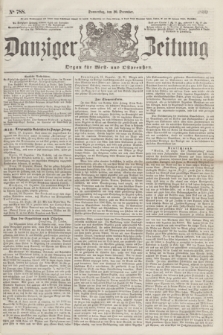 Danziger Zeitung : Organ für West- und Ostpreußen. 1860, No. 788 (20 December) + dod.