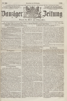 Danziger Zeitung : Organ für West- und Ostpreußen. 1860, No. 792 (27 December)