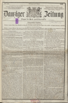 Danziger Zeitung : Organ für West- und Ostpreußen. 1861, No. 796 (2 Januar) + dod.