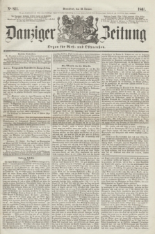 Danziger Zeitung : Organ für West- und Ostpreußen. 1861, No. 811 (19 Januar) + dod.
