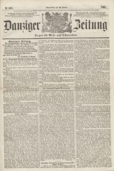 Danziger Zeitung : Organ für West- und Ostpreußen. 1861, No. 817 (26 Januar) + dod.