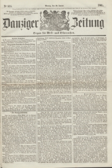 Danziger Zeitung : Organ für West- und Ostpreußen. 1861, No. 818 (28 Januar)