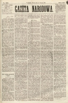 Gazeta Narodowa. 1873, nr 219