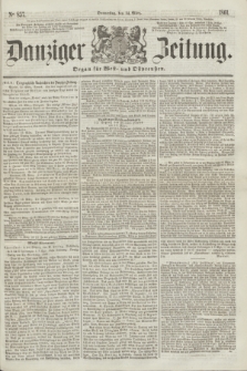 Danziger Zeitung : Organ für West- und Ostpreußen. 1861, No. 857 (14 März)