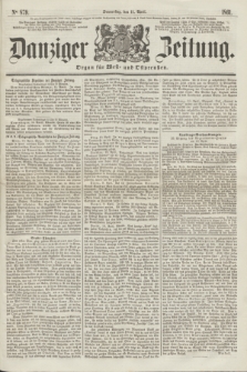 Danziger Zeitung : Organ für West- und Ostpreußen. 1861, No. 879 (11. April)