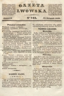 Gazeta Lwowska. 1842, nr 133