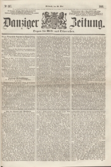 Danziger Zeitung : Organ für West- und Ostpreußen. 1861, No. 917 (29 Mai) + dod.