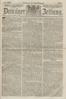Danziger Zeitung. 1863, № 1923 (25 Juni) - (Abend=Ausgabe.)