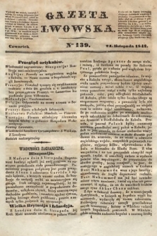 Gazeta Lwowska. 1842, nr 139