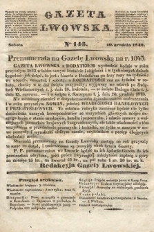Gazeta Lwowska. 1842, nr 146