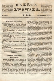 Gazeta Lwowska. 1842, nr 147