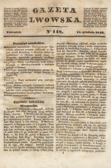 Gazeta Lwowska. 1842, nr 148