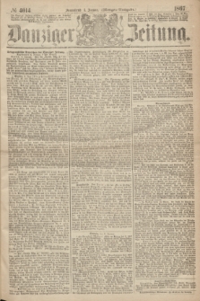 Danziger Zeitung. 1867, № 4014 (5 Januar) - (Morgen=Ausgabe.)