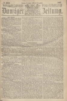 Danziger Zeitung. 1867, № 4019 (8 Januar) - (Abend=Ausgabe.)