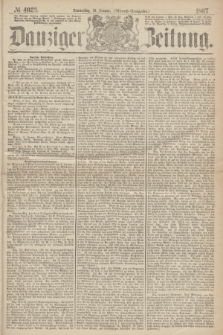 Danziger Zeitung. 1867, № 4023 (10 Januar) - (Abend=Ausgabe.)