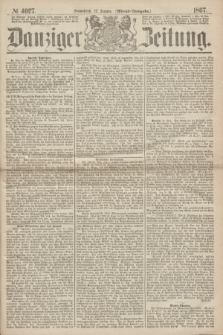 Danziger Zeitung. 1867, № 4027 (12 Januar) - (Abend=Ausgabe.)