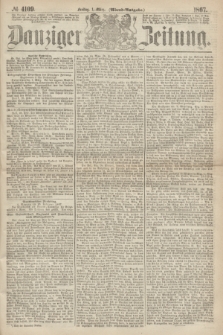 Danziger Zeitung. 1867, № 4109 (1 März) - (Abend=Ausgabe.)