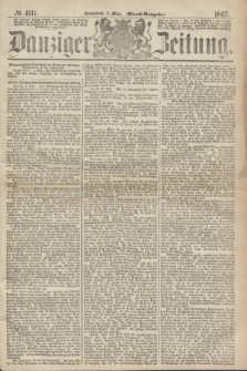 Danziger Zeitung. 1867, № 4111 (2 März) - (Abend=Ausgabe.) + dod.