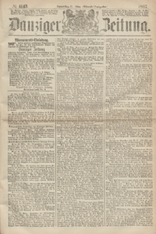 Danziger Zeitung. 1867, № 4143 (21 März) - (Abend=Ausgabe.) + dod.