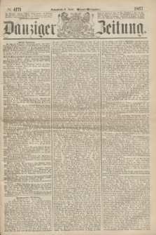 Danziger Zeitung. 1867, № 4171 (6 April) - (Abend=Ausgabe.) + dod.