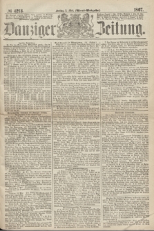 Danziger Zeitung. 1867, № 4213 (3 Mai) - (Abend=Ausgabe.)