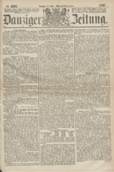 Danziger Zeitung. 1867, № 4231 (14 Mai) - (Abend=Ausgabe.) + dod.