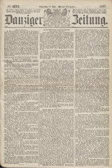 Danziger Zeitung. 1867, № 4233 (16 Mai) - (Abend=Ausgabe.) + dod.
