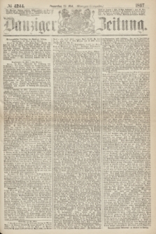 Danziger Zeitung. 1867, № 4244 (23 Mai) - (Morgen=Ausgabe.)