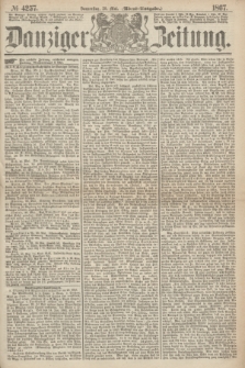 Danziger Zeitung. 1867, № 4257 (30 Mai) - (Abend=Ausgabe.)