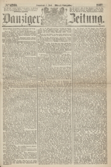 Danziger Zeitung. 1867, № 4260 (1 Juni) - (Abend=Ausgabe.) + dod.