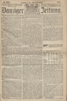 Danziger Zeitung. 1867, № 4313 (4 Juli) - (Morgen=Ausgabe.)