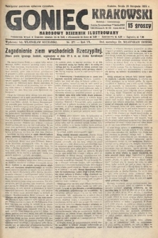 Goniec Krakowski. 1924, nr 271