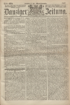 Danziger Zeitung. 1867, № 4354 (27 Juli) - (Abend=Ausgabe.)