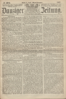 Danziger Zeitung. 1867, № 4380 (12 August) - (Abend=Ausgabe.)