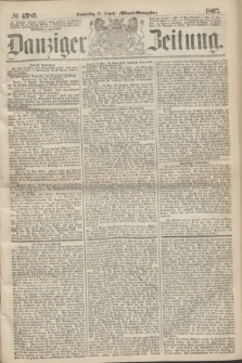 Danziger Zeitung. 1867, № 4386 (15 August) - (Abend=Ausgabe.)